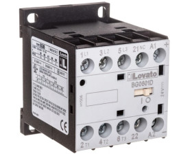 Stycznik mocy 3P 6A 2,2kW przy 400VAC AC3, cewka 24VDC, 0Z 1R 11BG0601D024