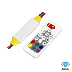 Sterownik z pilotem radiowym do taśmy LED RGB 3x5A 5-24VDC