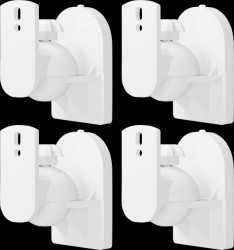 49392 Speaker wall bracket, set of 4, max. 3.5 kg, white