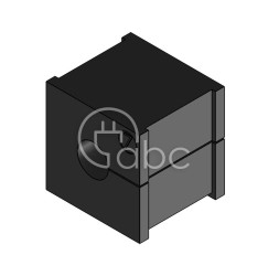 Moduł uszczelniający KT mały, KT 7, z otworem 1x7-8 mm, 41307