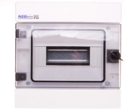 Rozdzielnica hermetyczna modułowa (500V AC ,1000V DC) 1x8 natynkowa IP65 RH-8 36.8