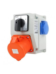 Zestaw siłowy NBOX-Z.12 1x32A 5P 2x230V wyłącznik krzywkowy L-0-P 3741812