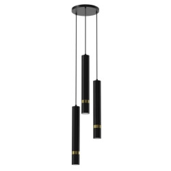 Lampa wisząca JOKER BLACK/GOLD 3xGU10 MLP8918 Milagro