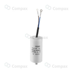 Kondensator silnikowy, 2uF, 450 V AC, 5%, 30x60mm, -25 +70°C, konektory 6.3mm, SR Passives