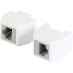 Allnet 193972 ALL-RJ45-Magnet RJ45 Coupling PoE Capable 10GBit White