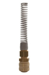 Szybkozłącze pneumatyczne DN7,2 typ 26, skręcane do węża fi 12x9 mm ze sprężyną, mosiądz