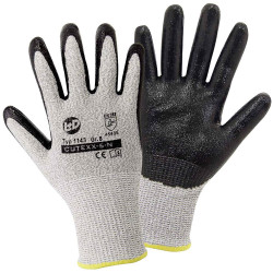 L&#x2B;D 1143-8 CUTEXX-5-N Cut-Proof Glove Size 8 HPPE-Elastane CAT II