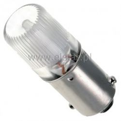 Żarówka 24V BA9S, bagnetowa, 0,1A, kolor czerwon