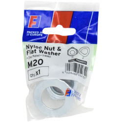ForgeFix FPKNNW20 Nyloc Nut &amp; Washer M20 ForgePack 1