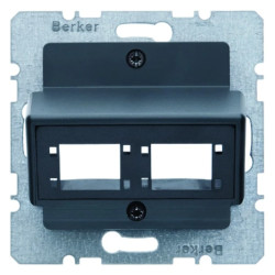 K.1 Płytka centralna do 1 lub 2 modułów pojedynczych ReichleiDe-Massari antracyt mat lakierowany 14721606