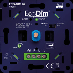 ECO-DIM.07-ZWV LED dimmer, Z-Wave, 0 - 250 W, phase on and off (RLC)