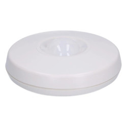 Czujnik ruchu PIR 360 stopni, zasięg 12m, montaż sufitowy