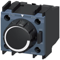 Przełącznik obrotowy, 1 NO + 1 NC, 6A, 690V, Siemens 3RT2927