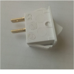 WA-2 biały łącz.kołyskowy do wbudowania 6A ELDA