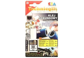 TECHNICQLL Klej sekundowy 8g (z pędzelkiem)