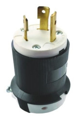 Wtyk sieciowy, 20A, 125 V AC, 2P+E NEMA L5 - 20P, RS PRO