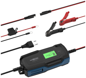 Ansmann BC 6-12V / 4 A 1001-0144 Ładowarka, Prostownik warsztatowy, Monitor stanu baterii, Tester akumulatorów 6 V, 12 V