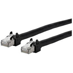 Metz Connect 13084F5000-E RJ45 Network cable black 5m CAT 5e S/UTP