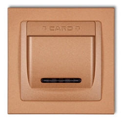 DECO Łącznik hotelowy złoty metalik 8DSH-1