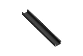 Profil aluminiowy LED nakładany GLAX Mini czarny mat 2 m