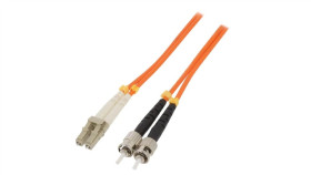 Qoltec-54073 Patch Cord Światłowodowy Om2 Lc/Upc,St/Upc 3M Lszh