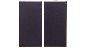 Kos66 Klawisz Podwójny 2Szt. 22,5X45 Grafit 666080