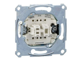 MERTEN Wyłącznik podwójny świecznikowy zacisk neutralny podtynkowy zaciski bezśrubowe 10AX 250 V AC MTN3125-0000 SCHNEIDER ELECT