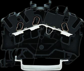 2002-6305 3-wire feed-through terminal, diameter 0.25 - 2.5 mm, black