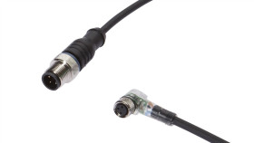 Złącze Do Samokonfekcjonowania M8 Żeńskie 3-Pin Kątowe M12 Męskie 3-Pin...