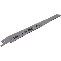 Sealey SRBS644H Reciprocating Saw Blade Clean Wood 150mm 10tpi - Pack of 5