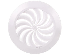 Kratka wentylacyjna fi 100mm biała siatka T95