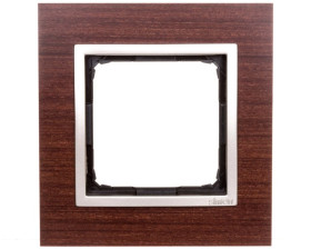 Simon 54 Nature Ramka pojedyncza drewno ZŁOTY ORZECH DRN1/86