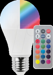 50985 LED A60, E27, 470 lm, 5 W, RDBCW, dimmbar, Fernbedienung