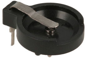 Koszyk baterii; BH5000; 1xCR1216; 1xCR1220; 1xCR1225; do druku poziomy; pojemnik; czarny; 1216