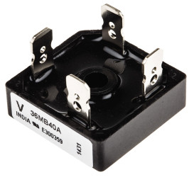 Mostek prostowniczy Jednofazowy 35A 400V Połączenie silikonowe D 34