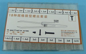 ZESTAW ŚRUB BK M1,2/M1,4/M2 TYP-T 500szt
