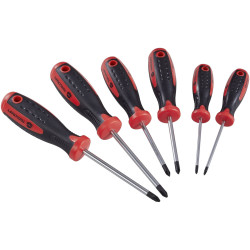 Toolcraft 96029C1122 Phillips Screwdriver Set Ergonomic Grip Magnetic Tip