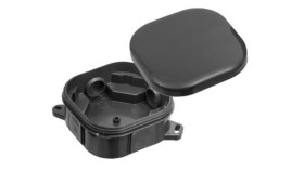 Puszka N/T Hermetyczna Ph 92X92x44 Klik Pusta Ip54 Czarna A.0018C /10Szt./