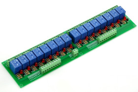 ELECTRONICS-SALON 16 SPDT Power Relay Module, DC 48V Coil, 10A 250VAC/30VDC, Board.