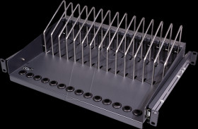 SF100B 19" shelf, 4.5 U, black