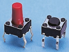 Przełącznik klawiaturowy SPST 50 mA przy 12 V DC 7mm 3.5mm Zatrzaskowy