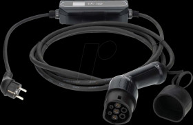EVCH37KWBK20 NEDIS, charger, 16 A, 3.7 kW, 5 m, Type 2, CEE7/7