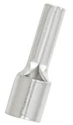 Końcówka pinowa, Cyna, 4.3mm średnica, 14mm długość, Srebrny, 8AWG - 8AWG Bez osłony