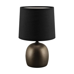 Lampka stołowa ATENA E14 C BLACK 04056