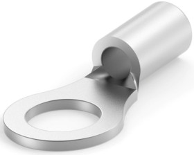 Uninsulated ring cable lug, 1.04-2.62 mm², AWG 16 to 14, 5 mm, metal, 320093