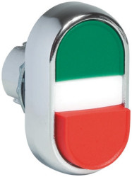 Przycisk, Ø 29.6mm, IP65, kolor: Zielony, czerwony, Allen Bradley, 800F