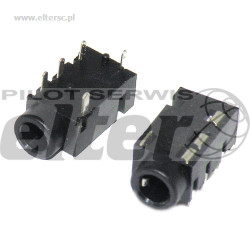 Gniazdo Jack 3,5mm 4-polowe druk