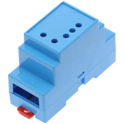 Obudowa dwuczęściowa na szynę DIN 88x37x59mm NIEBIESKA