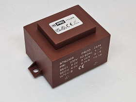 Transformator do druku 2x9V ac 230V ac 1 wyjście wyjścia Do montażu na płytce drukowanej 16VA