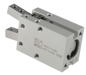 Chwytak pneumatyczny, palce: 2, Podwójna, M5 x 0,8, Kąt, 0,6 MPa